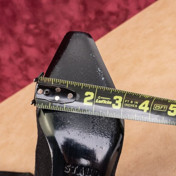 Staud Women Wally Tall Black Suede Leather Dressy Knee Boots size 6 EUR36 - Picture 8 of 10